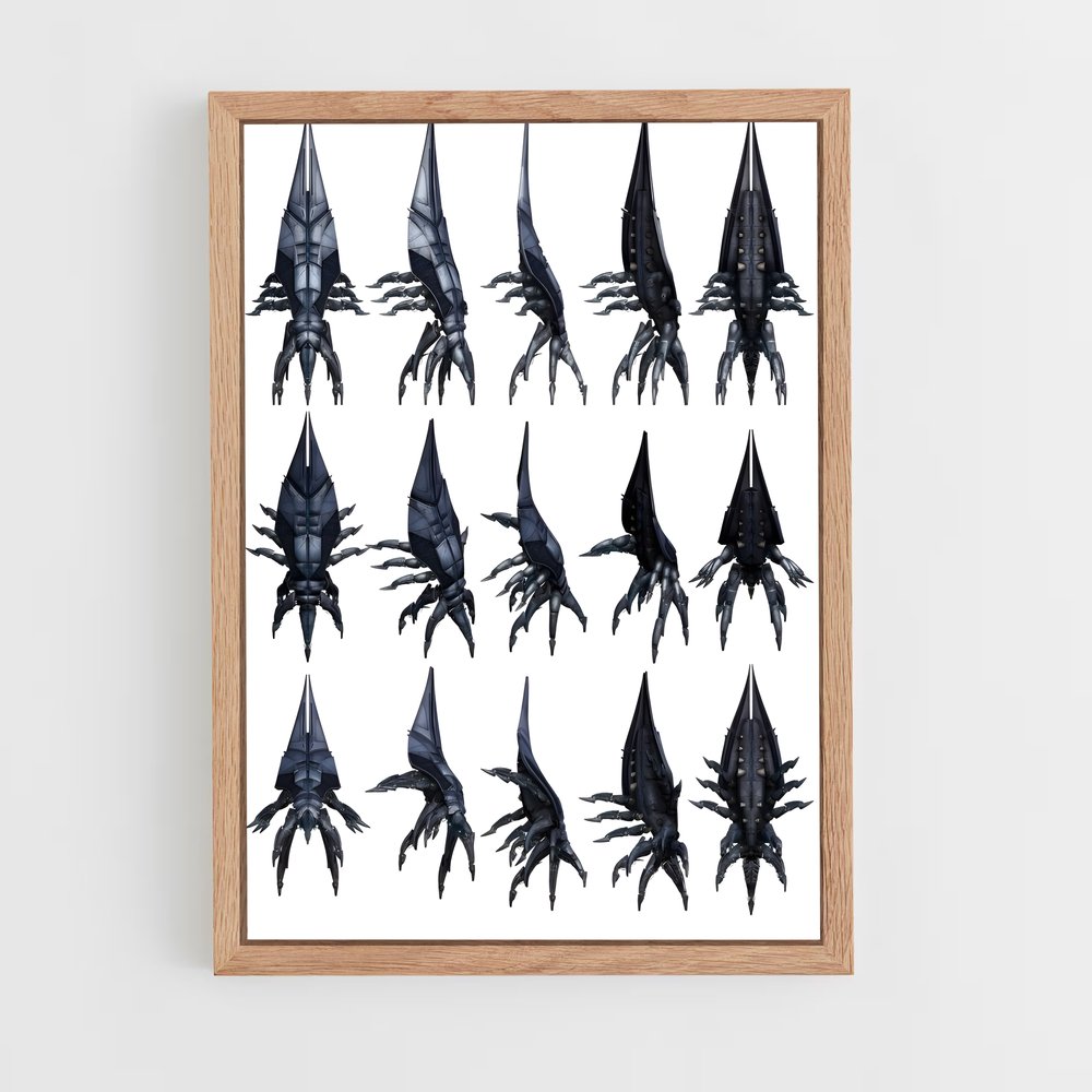 Poster Dragons de la Mort – affiche Mass effect (vue 4)
